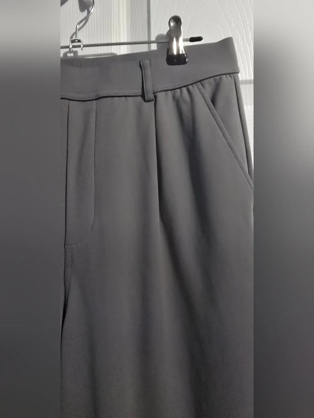 Halara Flex DayStretch High Waisted Wide Leg Work Pants In Silent Storm M-tall - Picture 6 of 10